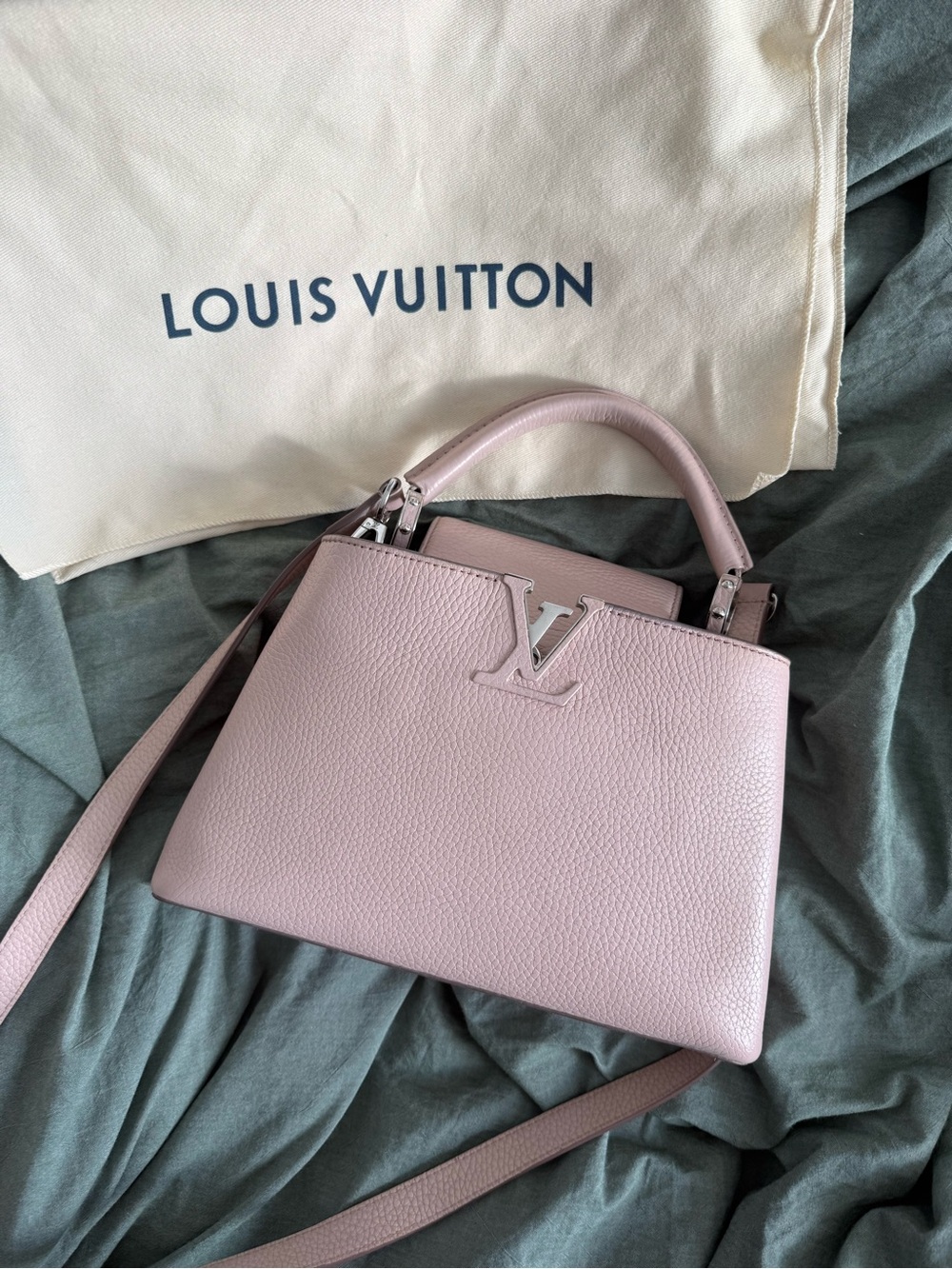 Louis Vuitton Pink Capucines BB Top-Handle Shoulder Bag